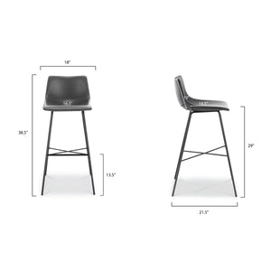 Grey/Set of 2, dimensions