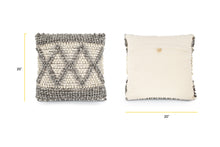Load image into Gallery viewer, Grey/Cream/Set of 2, dimensions
