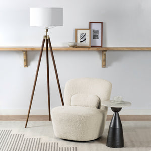 Crema White Boucle