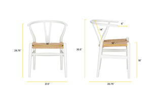 White, dimensions