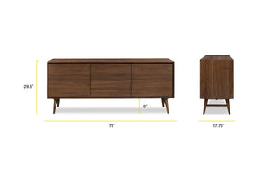 Walnut, dimensions