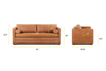 Load image into Gallery viewer, Cognac Tan, dimensions
