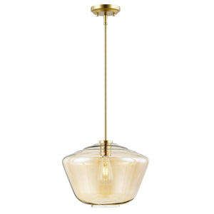 Brushed Brass/Amber