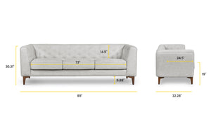 Soho Grey, dimensions