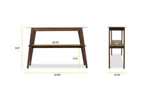 Walnut, dimensions