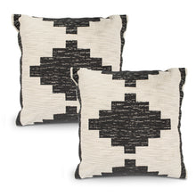 Load image into Gallery viewer, Charcoal/Cream/Set of 2
