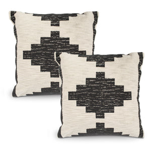 Charcoal/Cream/Set of 2