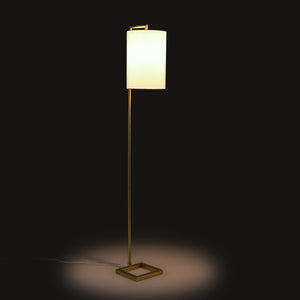 Brushed Brass/White
