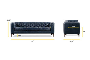 Midnight Blue, dimensions