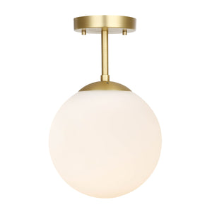 Brass/White