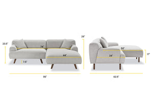 Soho Grey, dimensions