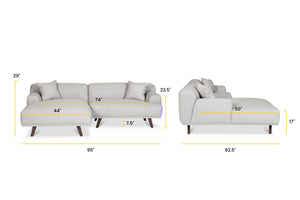 Soho Grey, dimensions
