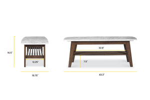 Walnut, dimensions