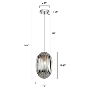 Chrome/Smokey, dimensions