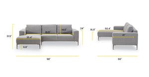 Owl Grey, dimensions