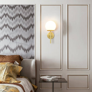 Brushed Brass/White
