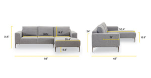 Owl Grey, dimensions