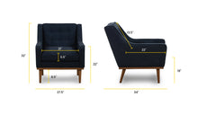 Load image into Gallery viewer, Twill Black Indigo, dimensions
