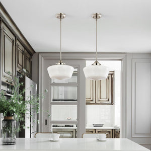 Satin Nickel / White