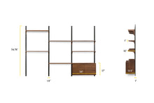 Load image into Gallery viewer, Walnut/2 Pack, dimensions
