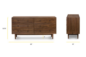 Walnut, dimensions
