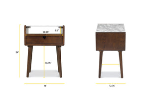 Walnut, dimensions