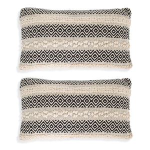 Off White/Black/Set of 2