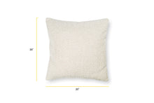 Load image into Gallery viewer, Crema White Boucle/Set of 2, dimensions
