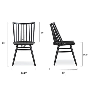 Black, dimensions