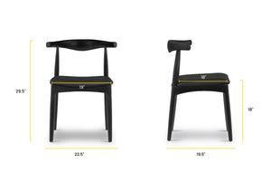 Black/Single, dimensions