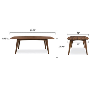 Walnut, dimensions
