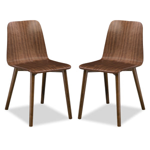 Walnut/Set of 2