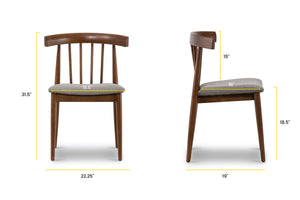 Walnut, dimensions