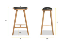 Load image into Gallery viewer, Black/Oak, dimensions

