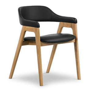 Black/Oak