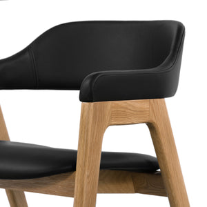 Black/Oak