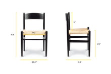 Load image into Gallery viewer, Black/Set of 2, dimensions

