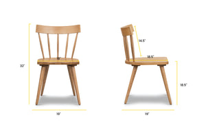 Oak, dimensions