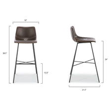 Load image into Gallery viewer, Brown/Set of 3, dimensions
