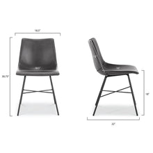 Load image into Gallery viewer, Grey/Set of 2, dimensions
