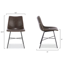 Load image into Gallery viewer, Brown/Set of 2, dimensions
