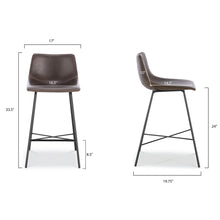 Load image into Gallery viewer, Brown/Set of 2, dimensions
