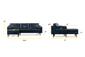 Midnight Blue, dimensions