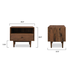 Walnut, dimensions