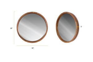 Natural/Acacia, dimensions