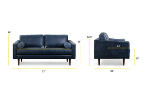 Midnight Blue, dimensions