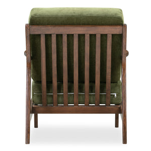 Distressed Green Velvet