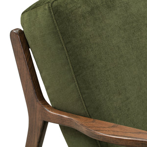 Distressed Green Velvet