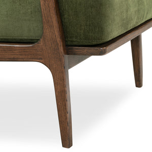 Distressed Green Velvet