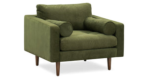 Distressed Green Velvet/Set of 2